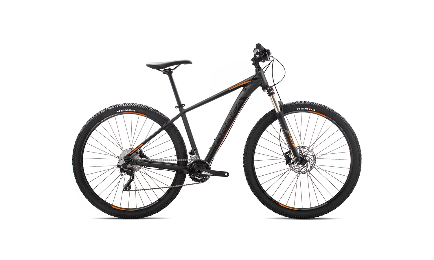 Фотография Велосипед Orbea MX 27 20 (2019) 2019 Черно-оранжевый 